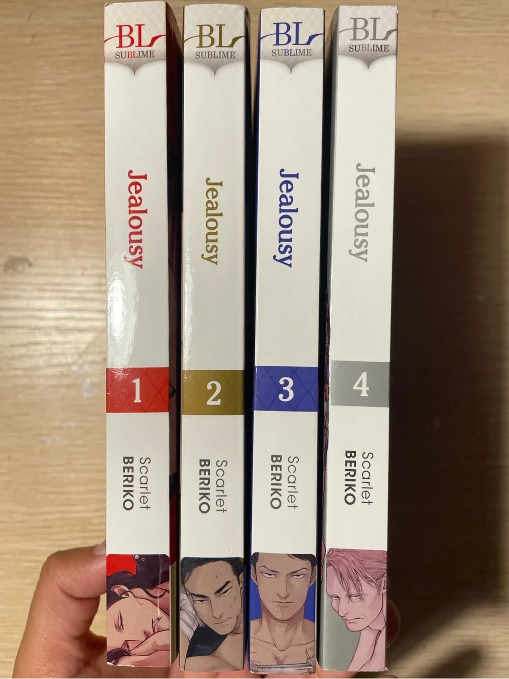 Jealousy manga vol. 1-4